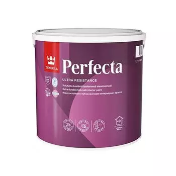 Краска износостойкая Tikkurila Perfecta глубокоматовая база C 2,7 л