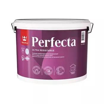 Краска износостойкая Tikkurila Perfecta глубокоматовая база C 9 л