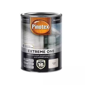 Краска Pinotex Extreme One для дерева база BW 0,9 л