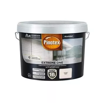 Краска Pinotex Extreme One для дерева база BW 2,5 л
