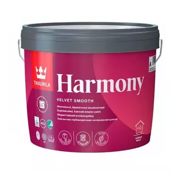 Краска акрилатная Tikkurila Harmony глубокоматовая база C 9 л