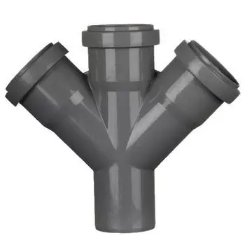 Крестовина канализационная 50х50х50 45° TEBO