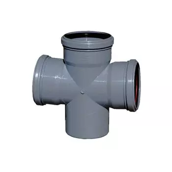 Крестовина канализационная 110х110х110 87,5° РТП