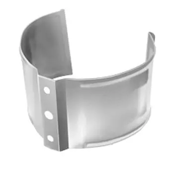 Кронштейн трубы Ø90 на кирпич (компл.) (RAL 9003-0,6) белый