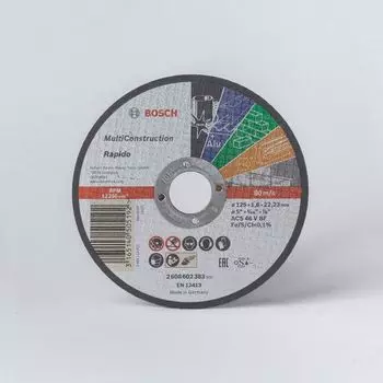 Круг универсальный отрезной 125х1,6х22,23 мм Bosch
