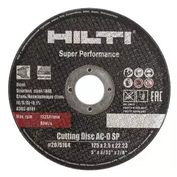 Круг отрезной по нержавеющей стали AC-D SP 115x2,5 HILTI