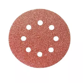Круг перфорированный из абразив. бумаги 125мм/№80 10шт/уп