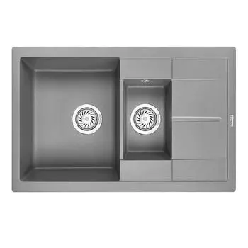 Кухонная мойка Granula GR-7802 алюминиум