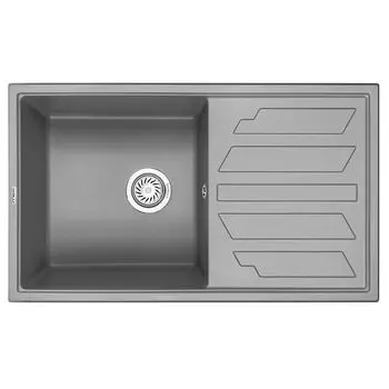 Кухонная мойка Granula GR-8002 алюминиум