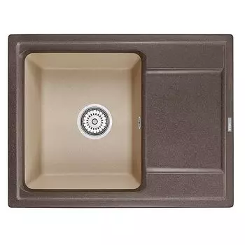 Кухонная мойка Granula Hibrid HI-65 эспрессо-песок