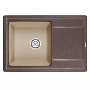 Кухонная мойка Granula Hibrid HI-74 эспрессо-песок