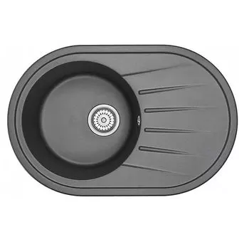 Кухонная мойка Granula Standart ST-7601 черный