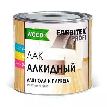 Лак алкидный для пола и паркета Farbitax Профи Wood 1,9 л