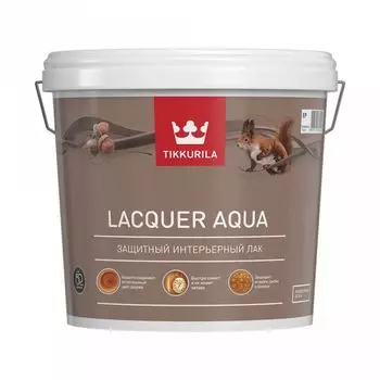 Лак интерьерный Tikkurila Lacquer Aqua база С полуглянцевый 2,7 л