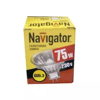 Лампа галогенная MR16 (JCDR) 75Вт GU5.3 230В