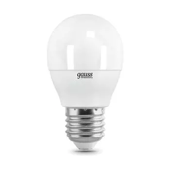 Лампа Gauss LED Elementary Шар 10W E27 холодный свет 4100K