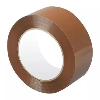 Лента клейкая 50мм х 50м коричневая