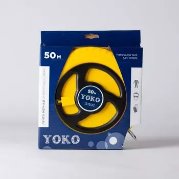 Лента мерная Yoko фиберглассовая, 50 м