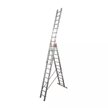 Лестница универсальная Krause Tribilo 3х12, с доп. функцией