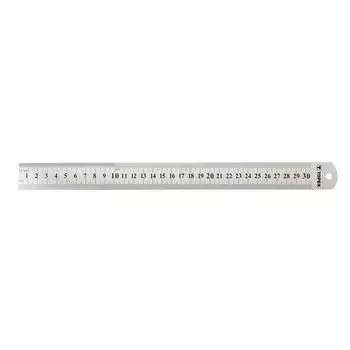 Линейка металлическая 30см