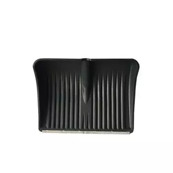 Лопата снегоуб. пластик морозостойкая с алюм. планкой б/черенка 51,5х41 см