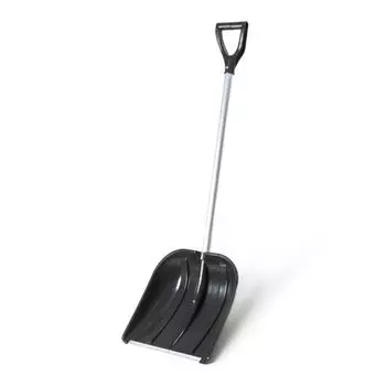 Лопата снеговая 41х42 см алюминиевый черенок