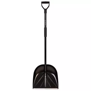 Лопата снеговая Санта Protex 41*39см алюминиевый черенок