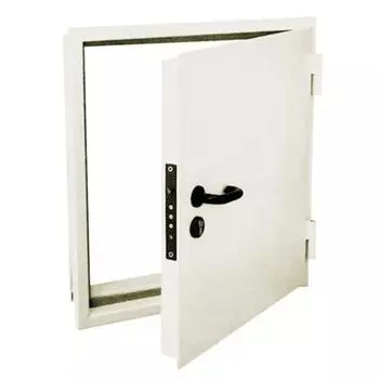 Люк противопожарный металлический, ЛПМ EI-60 (432-1, 800х800, R, замок ПП, ручка ПП)