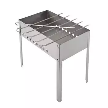 Мангал разборный 300х240х250 с шампурами (6 шт)