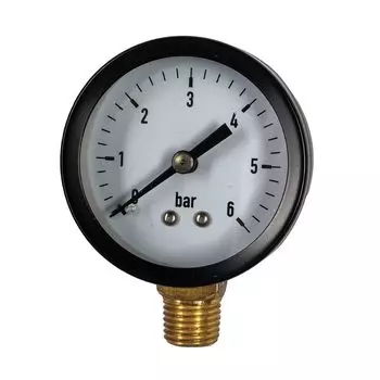 Манометр радиальный 6 бар, d=50мм, 1/4" НР