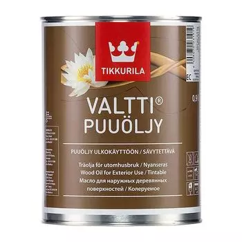 Масло для древесины Tikkurila Valtti Puuoljy органоразбавляемое для наружных работ 0,9 л