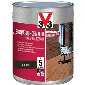 Масло для террас Венге 2,5л V33