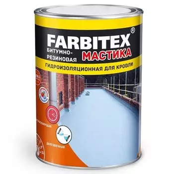 Мастика битумно-резиновая (2 кг) FARBITEX