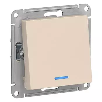 Механизм переключателя 1-кл. СП 10А (сх. 6а) 10AX с подсветкой SchE ATN000263 Atlas Design