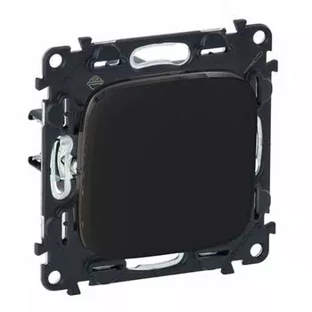 Механизм переключателя Legrand Valena Allure 1-клавишный безвинтовые зажимы антрацит