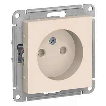 Механизм розетки 1-м СП 16А без заземлением защ. шторки SchE ATN000249 Atlas Design
