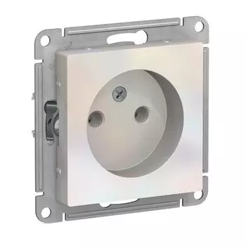 Механизм розетки 1-м СП 16А жемчуж. SchE ATN000441 Atlas Design
