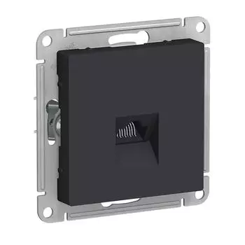 Механизм розетки компьютерной RJ45 карбон SchE ATN001083 Atlas Design