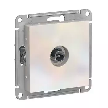 Механизм розетки оконечной TV 1DB жемчуж. SchE ATN000491 Atlas Design