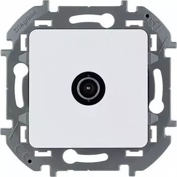 Механизм розетки TV Legrand Inspiria проходной белый