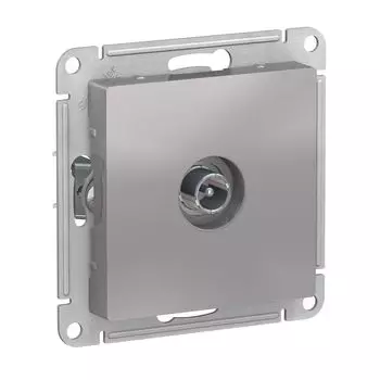 Механизм розетки TV оконечной 1DB алюм. SchE ATN000391 Atlas Design