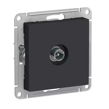 Механизм розетки TV оконечной 1DB карбон SchE ATN001091 Atlas Design