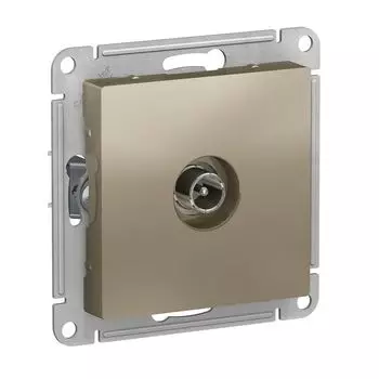 Механизм розетки TV оконечной 1DB шампань SchE ATN000591 Atlas Design