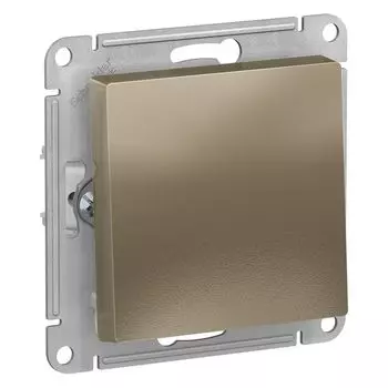 Механизм выключателя 1-кл. СП 10А (сх.1) 10AX шампань SchE ATN000511 AtlasDesign