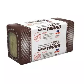 Минеральная плита URSA Terra 34 PN PRO (1000х610х50)х10