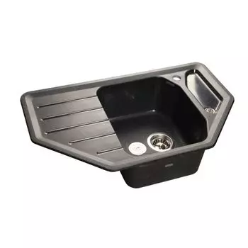 Мойка кухонная GranFest Corner GF-C800E черный