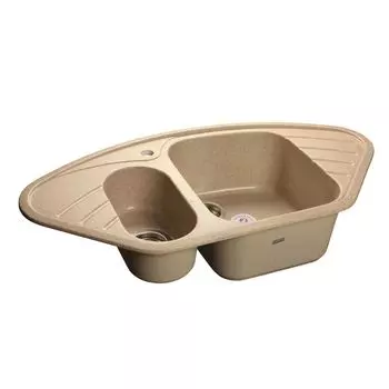 Мойка кухонная GranFest Corner GF-C960E бежевый