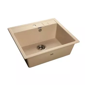 Мойка кухонная GranFest Quadro GF-Q560L бежевый