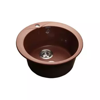 Мойка кухонная GranFest Rondo GF-R480 терракот