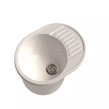 Мойка кухонная GranFest Rondo GF-R750L белый